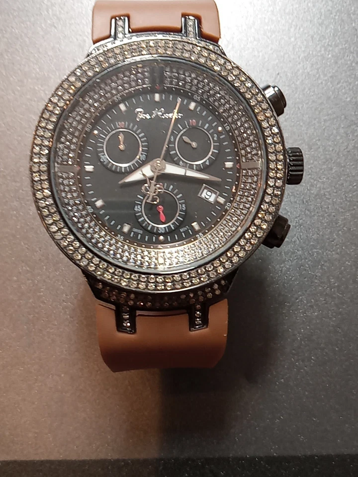 Joe Rodeo Diamonds Calendar Chonograph Quartz Swiss Mens 190% Original And... - Image 4 of 4