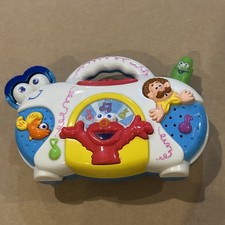 Vintage 2004 Sesame Street Rock With Elmo Radio Boom Box Toy Elmo's World Works