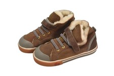 See Kai Run Shoes Toddler Boys Size 5 Brown Suede Faux Fur Lined Winter