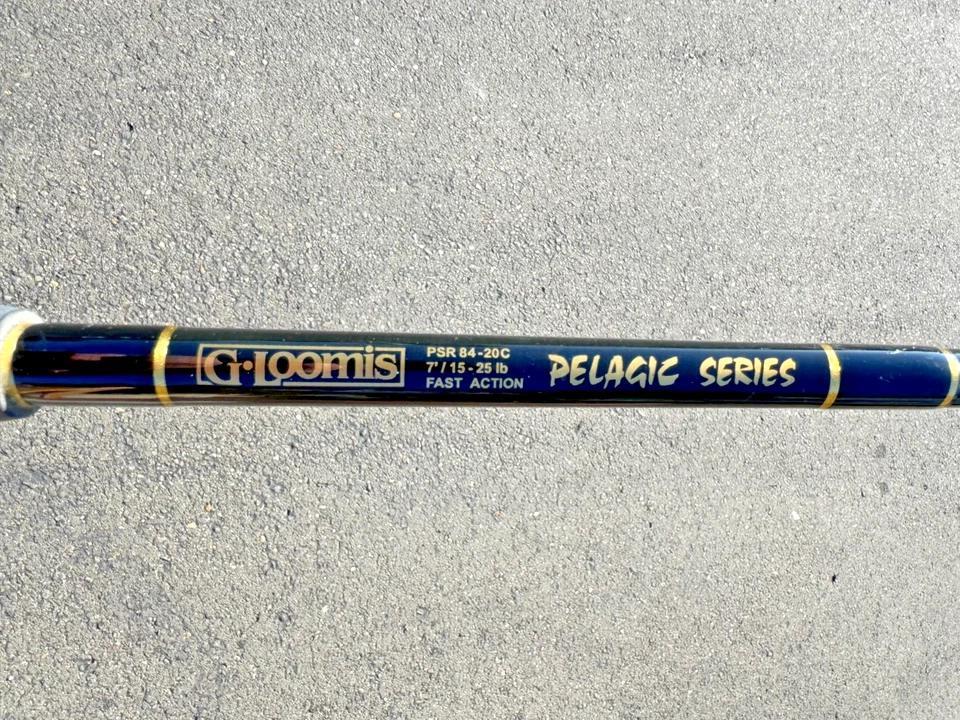 G-LOOMIS PSR84-20C, 7 pies, 15-25 lb, varilla de acción rápida (SERIE PELÁGICA) Foto 4 de 4