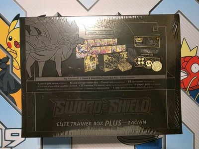 Pokemon TCG Sword & Shield - Elite Trainer Box Plus - Zacian or