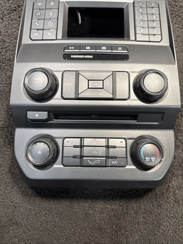 Ford F150 2018 tablero audio climatizador panel de control OEM JL3T-18E243-BKE Foto 3 de 4