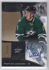 2015-16 Ultimate Collection Rookies Tier 1 Autographed Mattias Janmark Auto 2a8