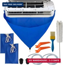 8Pcs Mini Split Ac Cleaning Kit, Air Conditioner Cleaning Cover Bag, Air Conditi