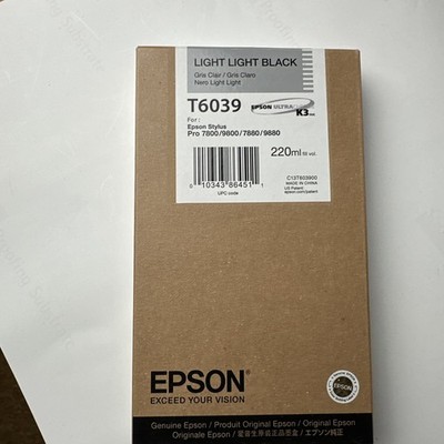 Epson T6039 Tintenpatrone - Light Light Black  (C13T603900) 7800/9800/7880/9880
