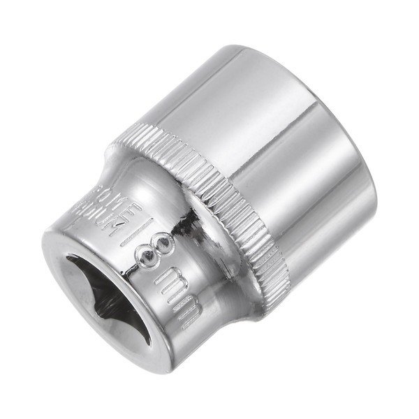 3/8-Zoll Antrieb 18Mm 6-Punkt SteckschlüSsel, Metrisch, Cr-V-image