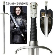 Spada ad Artiglio Lungo di Jon Snow, GOT Fantasy Display Spada con Montaggio a Parete