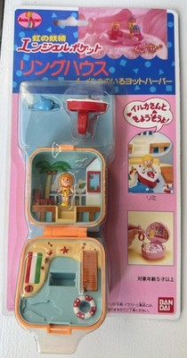 Polly Pocket  Bandai Japan Angel Pocket Ring Yacht Harbor 