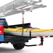 Truck Bed Extender Pickup Truck Bed Hitch Mount Extension Rack SUV Lumber Ladder