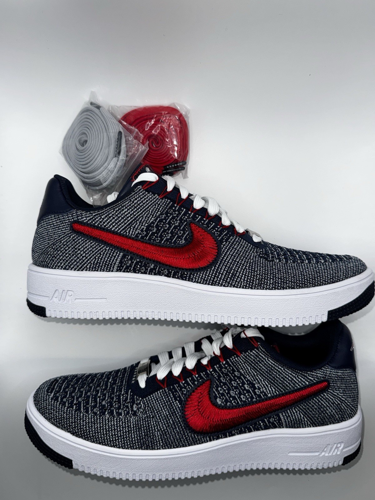 Nike Robert Kraft x Air Force 1 Ultra Flyknit New England Patriot Shoes Mens 10