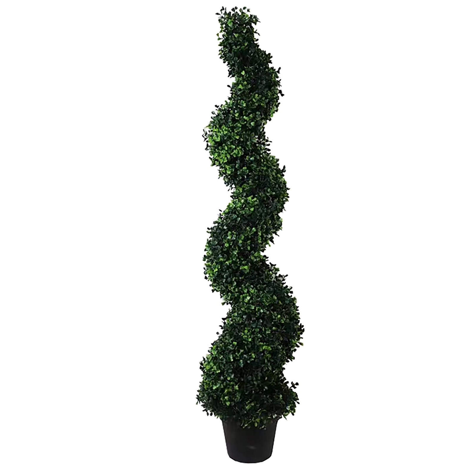Artificial Boxwood Spiral Topiary 120cm  Natural
