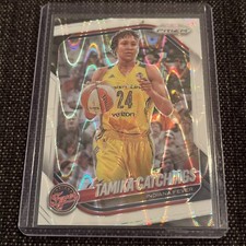 2025 Panini WNBA Prizm- White Seismic #60 Tamika Catchings- Indiana Fever