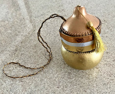 Vintage 80's Stefanie Gold,Bronze,Silver Unique Evening Bag