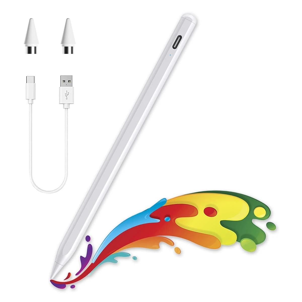 Penna touch per Apple iPad (2018-2022),Con la penna touch sensibile all Penna touch per Apple iPad (2018-2022),Con la penna touch sensibile all