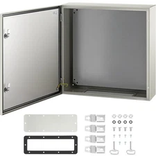 Steel Electrical Box Electrical Enclosure Box 24x24x8'' Carbon Steel IP65