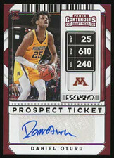 2020 Contenders Draft DANIEL OTURU PROSPECT TICKET VARIATION Autograph RC #81