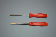 Snap-on Tools USA RED Hard Grip Mini Screwdriver Set SDDP301 SDDD306   R-15