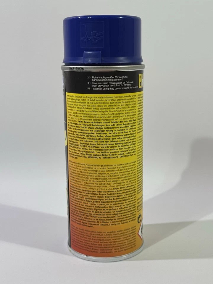 Dupli Color Sprayplast Abziehlack Sprühfolie Blau Seidenglanz 400ml 412752 - Bild 2 von 4