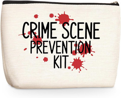 Crime Scene Makeup Bag, Travel Makeup Case Cosmetic Bags for Women | Scene Porta