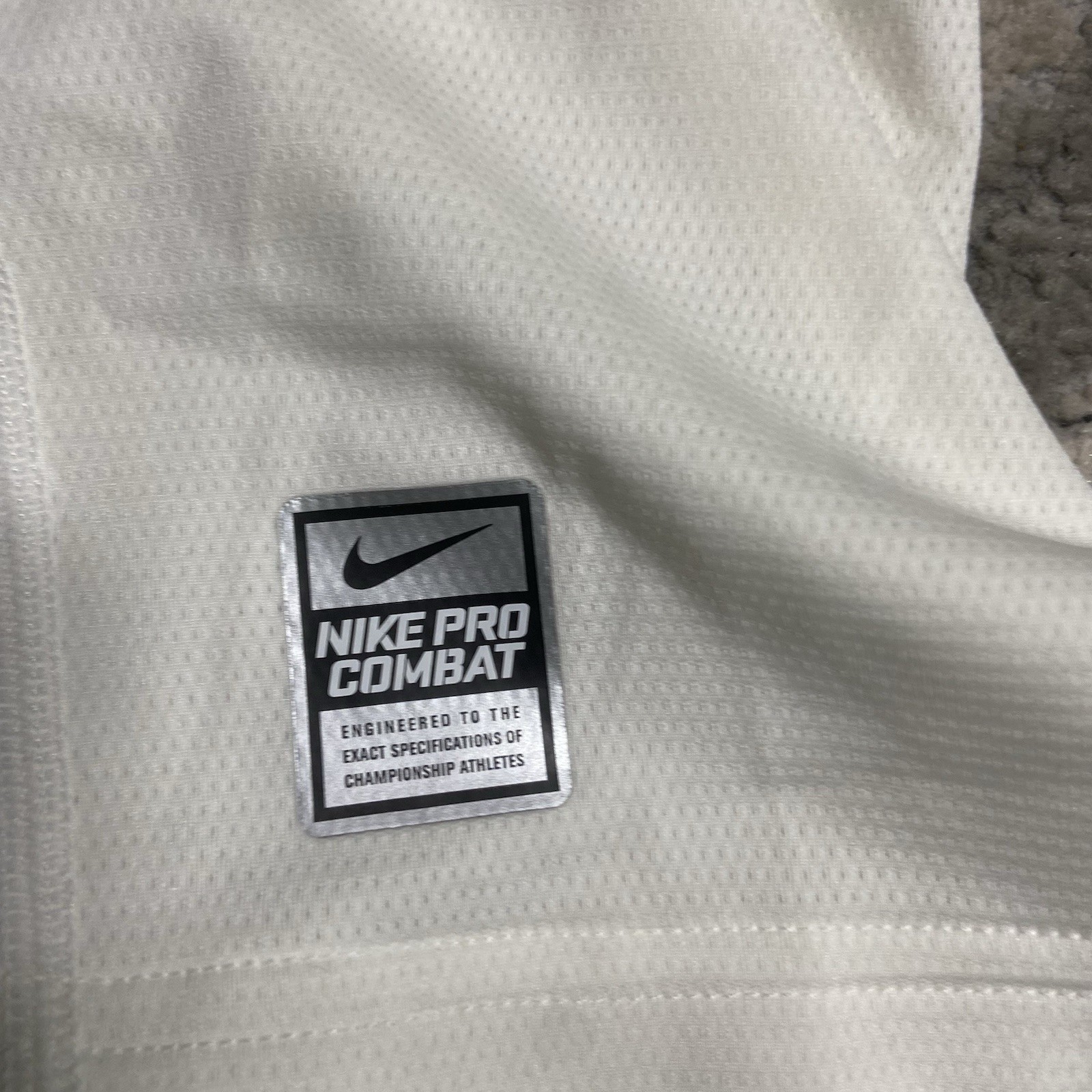 Nike Pro Combat White Hyperstrong Padded Football… - image 6