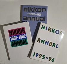 NIKON NIKKOR Annuals - Set of 3 books