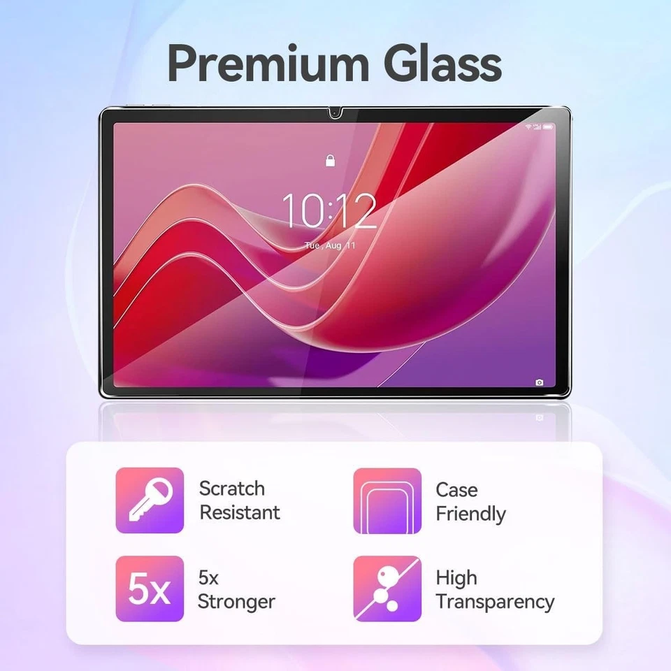 2xTempered Glass Screen Protector For Lenovo Tab M11 (TB-330FU/XU) 11in Tab K11 - Image 2 of 4