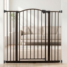 Regalo 36" Extra Tall Baby Pet Gate 29-39.5" Wide Metal Pressure Mount