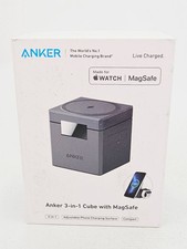 Anker MagSafe Charger 3 IN 1 Charging Cube 15W Foldable Wireless Charger