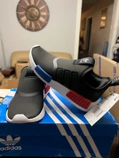 Adidas Originals NMD 360 C Black White Kids Preschool Casual Shoes GY9147