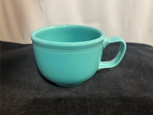 Homer Laughlin Fiesta Turquoise Jumbo 18 oz Coffee Mug