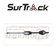 SurTrack CV Axle Shaft for 2001-2005 BMW 325xi 2.5L L6 - Constant Velocity ot