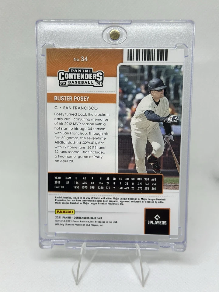 Buster Posey🔥 FUTURE HOF🔥INVESTMENT📈ONE OF THE GREATS📈/10 SSP - Image 2 of 3