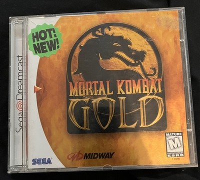 Mortal Kombat Gold Edition Sega Dreamcast 1999 Collectible Video Game