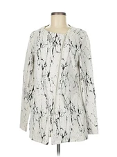 H By Halston Women White Jacket 8