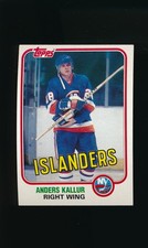 1981-82 Topps #E90 Anders Kallur * Right Wing * New York Islanders * EX-MT *