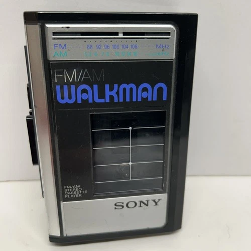 Sony Walkman WM-F41 AM/FM Cassette Player *New Belts* *Cleaned* *Works*