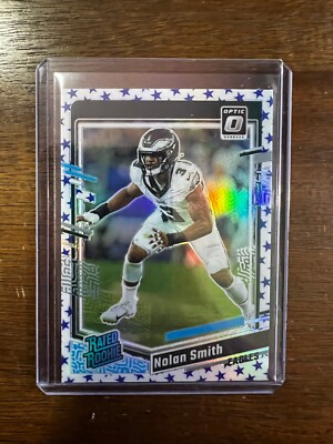 2023 Donruss Optic Football Stars Prizm Rated Rookie Nolan Smith #283