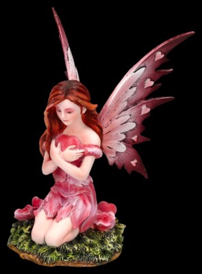 Elfen Figur - Meile mit Herz - Liebesfee - Fee Fantasy Deko Geschenk Hochzeit
