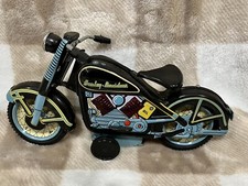 Xonex Harley-Davidson 1950s Tin Toy Reproduction Friction Powered Motorcycle