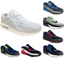 MENS SHOCK ABSORB TRAINERS RUNNING WALKING CASUAL COMFY LACE PRO SPORT GYM SHOES