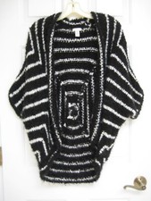 Chico's Bolero Sweater Vest Shrug Dolman Sleeve Women's Sz 0 Fits Sz 4 - 6 EUC