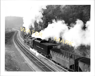 Eisenbahn Chesapeake & Ohio Moss Run VA Leergut zurückkehrende Minen 8 x 10 Foto