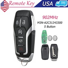 2 For 2015 2016 2017 Ford Edge Explorer Mustang Fusion Remote Control Key Fob