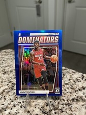 2022-23 Donruss Optic Elite Dominators Blue #24 Jimmy Butler 22/49 Jersey # SSP