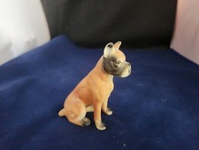 Vintage Boxer Sitting 3 1/4" Figurine