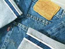 HOT VINTAGE 80's USA LEVI'S 501 SELVEDGE BUTTON 524 Jeans 29 x28 Fit 27x28