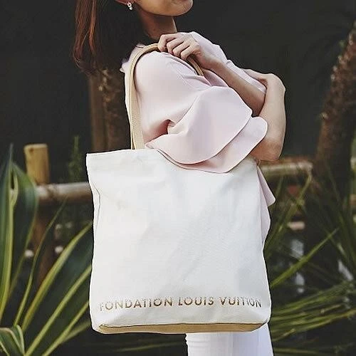 LOUIS VUITTON（LV） Louis Vuitton Edizione Limitata Fondation Mus Canvas Tote Bag Eco Bag Gioco Raro NUOVO