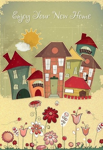 Enjoy Your New Home - New Home Greeting Card - 01741 - Picture 1 of 2
