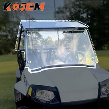 Front And Rear Windshield Scratch Resistant & Roof For 2009-2021 Polaris Rzr 170