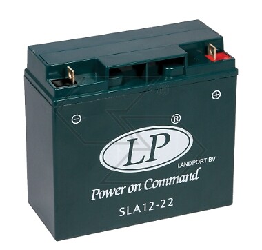 Batteria trattorino tagliaerba vari modelli SLA 12-22 22 Ah 12 V polo + DESTRA